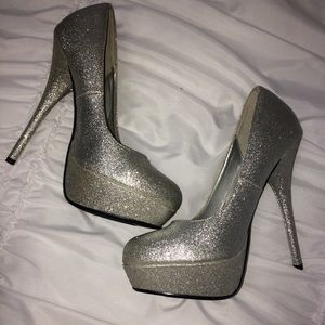 Silver heels